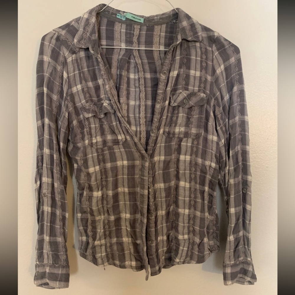 Plaid Button Up Shirt